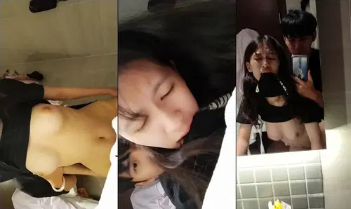 Bạn thân da trắng vú hồng làm tình trong phòng tắm